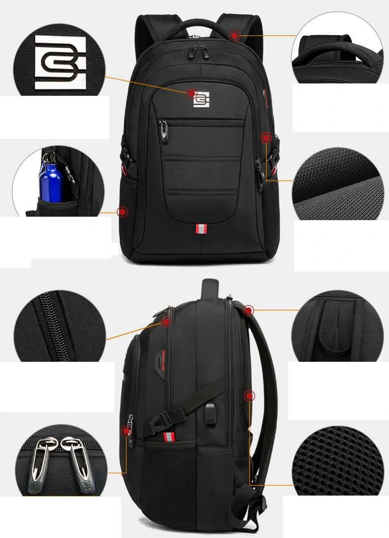 Fashion Big Capacity Business Leisure Travel Sports Laptop Computer Notebook College School Backpack Pack Bag (CY3342)